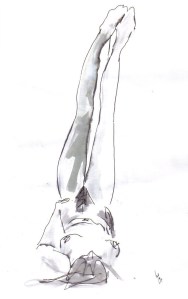 dibujo, apunte modelo, plumilla