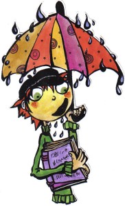 Ilustración bgoph, lluvia, tinta