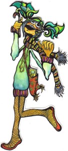 ilustración bgoph, tinta poquita de atar