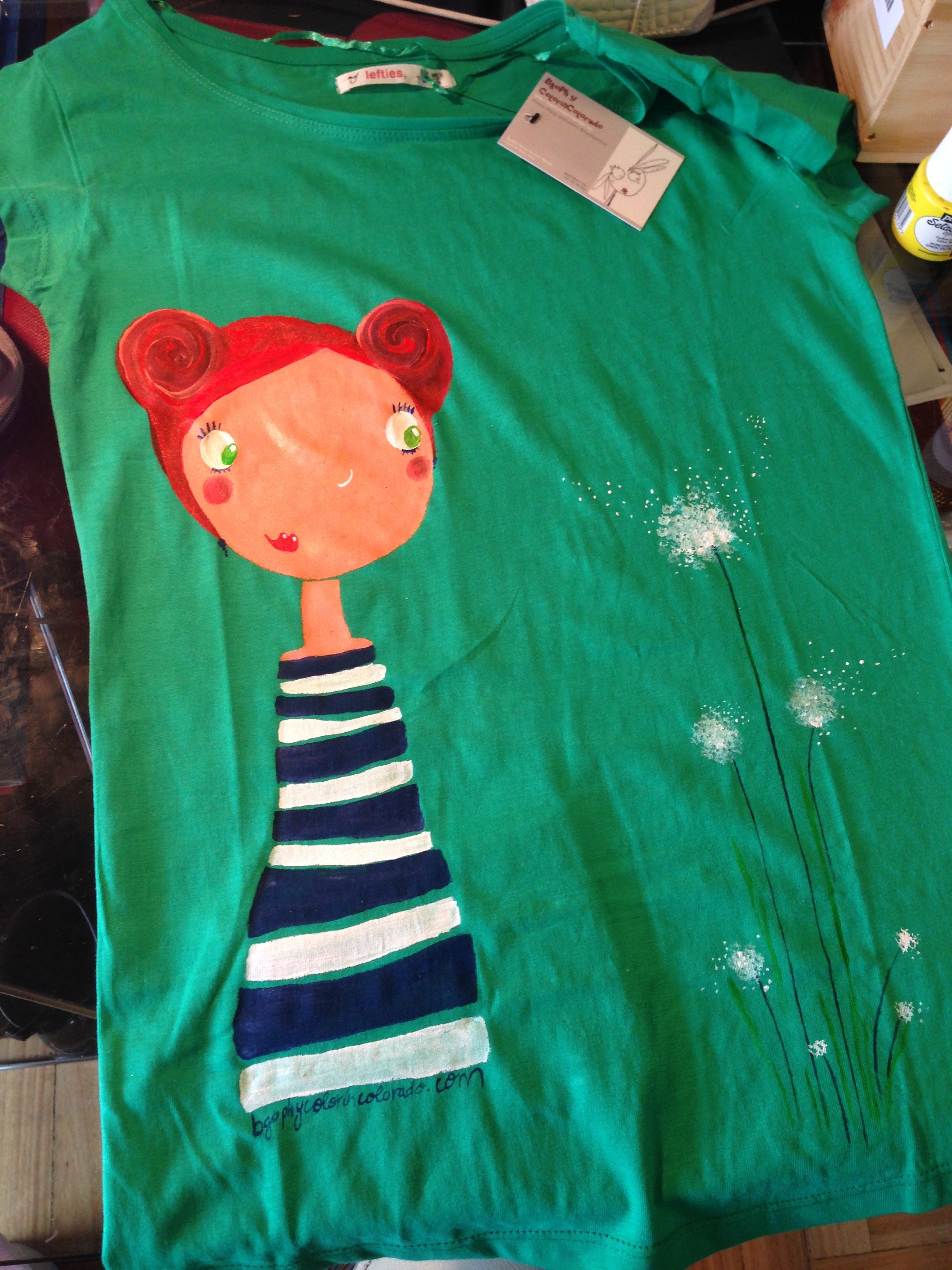 Begoña Pérez-Herrera Moreno, bgophycolorincolorado, ropa pintada a mano, ilustración