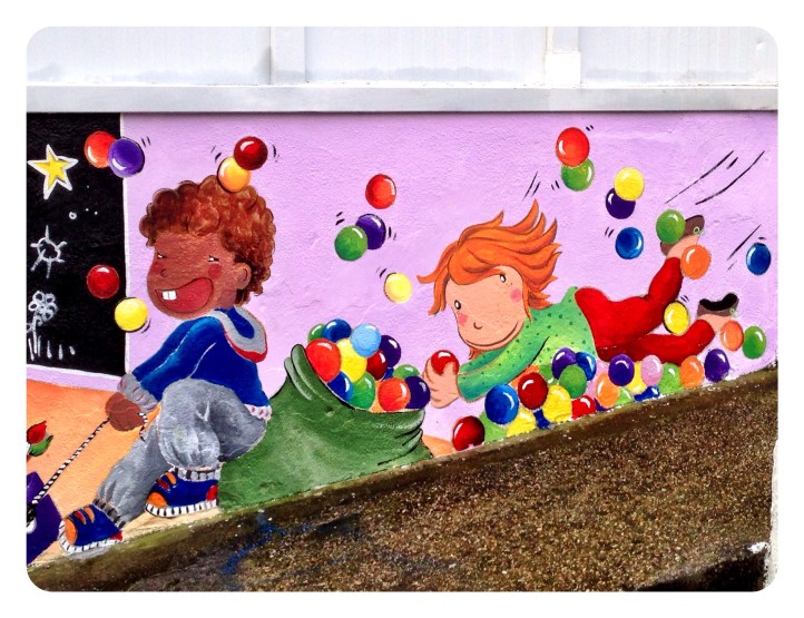 ilustraciòn begoperezherrera, fragmento pintura mural,  bgophycolorincolorado.com