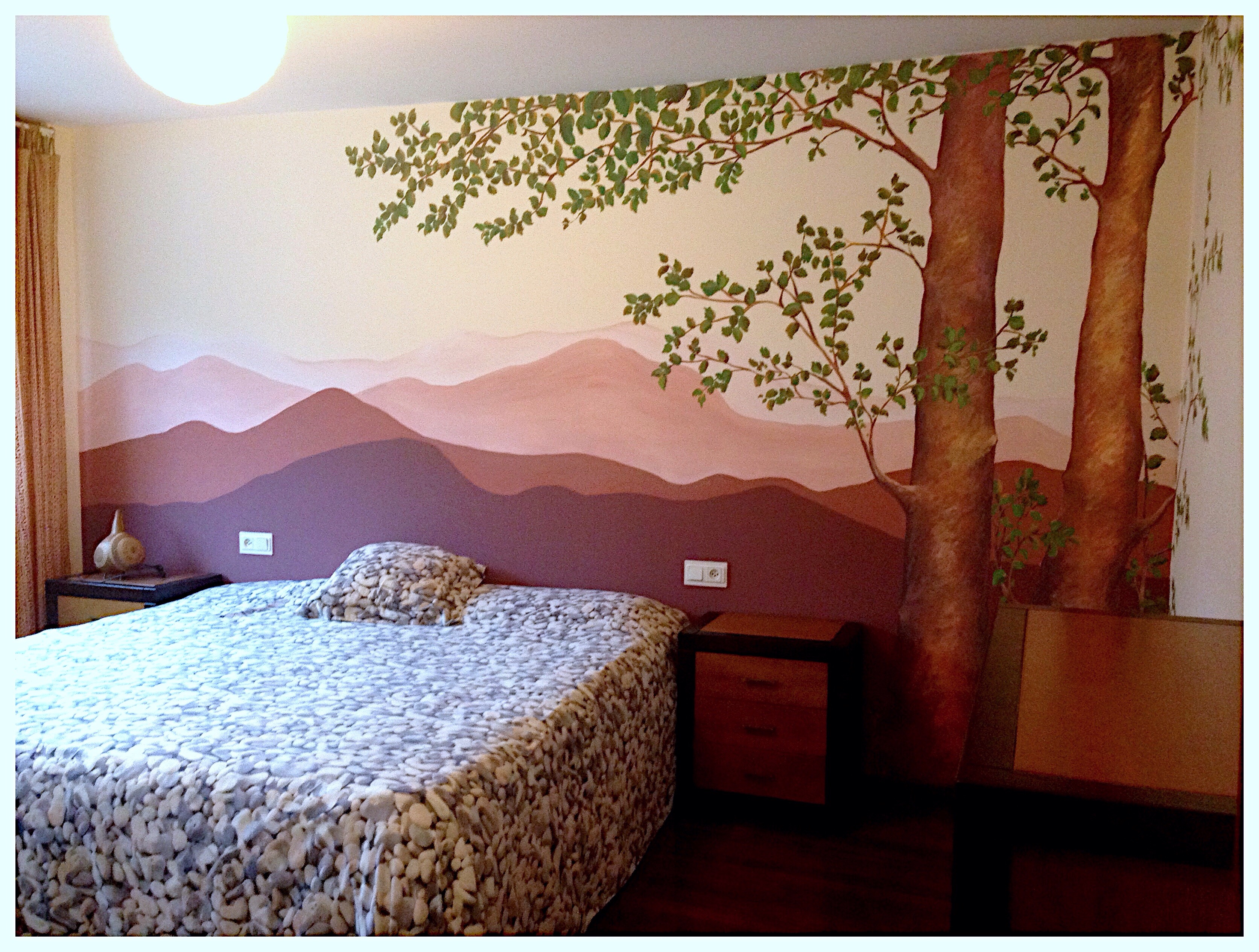 Mural dormitorio. www.begoperezherrera.com